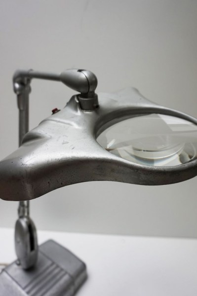 vintage Dazor M-270 Magnifier jeweler Desk Lamp Floating architects watch repair bureaulamp vergrootlamp -008